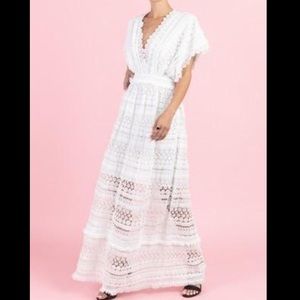 White Lace Maxi